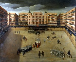 Szene einer Corrida in Madrid