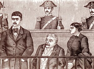 Szene eines Mafia-Falls im Jahr 1860 von Unknown artist