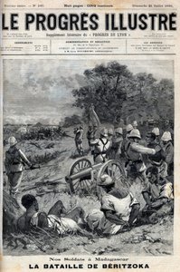 Zweiter Französisch-Madagassischer Krieg (1895) Beritzoka am 30. Juni von Unknown artist