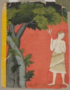 Shiva unter Bäumen