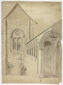 Treppe...Grüner Hof, Canterbury von Unknown artist