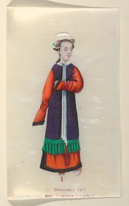 Stehende Dame