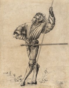 Stehender Landsknecht