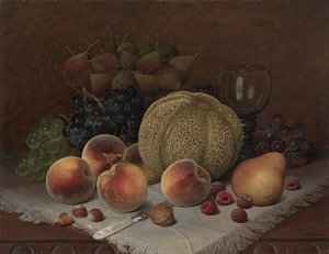Stillleben mit Melone