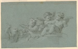 Studie von Engeln von Unknown artist