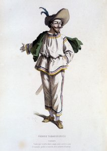 Tabarin, „Charakter der Farces Tabariniques“ (von Tabarin 1622), in „das französische Theater im 16. und 17. Jahrhundert vor Molière“ von Edouard Fournier