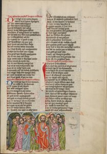 Die Erscheinung Christi an die Apostel von Unknown artist