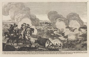 Die Schlacht von Prag, 6. Mai 1757 (Kupferstich) von Unknown artist