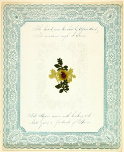 Die Brust, die einst von Cupidos Pfeil berührt wurde (Valentinstag) von Unknown artist