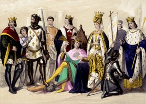 Die Kapetinger von Valois von 1328 bis 1422. Philipp VI., Johann II., Karl VI., Isabeau (Isabella, Elisabeth) von Bayern, Jeanne d