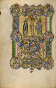 Die Kreuzigung und der Abstieg in die Hölle von Unknown artist