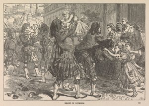 Die erste Entlastung von Lucknow von Unknown artist