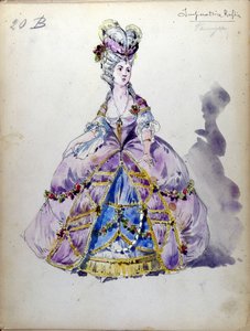 Die Dame mit dem Spaten: Oper komponiert 1890 von Piotr Iljitsch Tschaikowski von Unknown artist