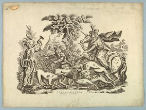 Die Löwenjagd von Unknown artist