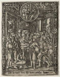 Der alte König auf seinem Thron von Unknown artist
