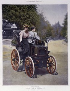 Der Petroleum-Phaeton, Typ 1896 - in „Modern Sports“ von Unknown artist