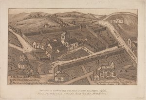 Das Dorf Clerkenwell in der Regierungszeit von Königin Elisabeth, 1560