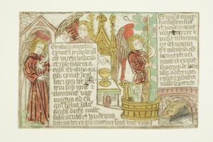 Die Weinlese der Trauben des Weinstocks, aus der Blockbuch-Apokalypse