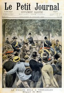 Der Zola-Prozess in Versailles - in „Le Petite Journal“ vom 31.07.1898