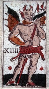 Der Teufel. Tarotspiel aus dem 18. Jahrhundert. Mailand von Unknown artist