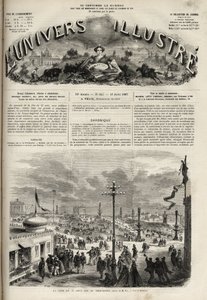 Das Fest am 15. August 1867 auf dem Trocadéro in Paris - Das illustre Universum 1867
