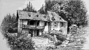 Das Haus von Bernadette Soubirous (1844-1879) in Lourdes von Unknown artist