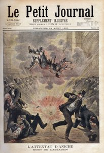 Der Mörder Clement Decoux ist das Opfer seines versuchten Angriffs auf Emile Vuillemin (1822-?), Direktor der Aniche-Minen, der sein fünfzigstes Jubiläum an der Spitze der Kohleproduktion am 4. August feiert