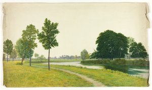 Ruhige Parkszene von Unknown artist
