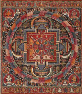 Dreiundzwanzig Gottheiten Nairatma Mandala