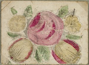 Unbenannte Valentinskarte (Rosa und gelbe Blumen)