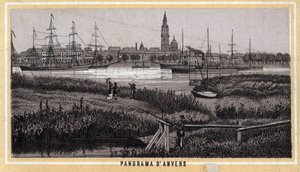 Ansicht von Antwerpen, Belgien (flämische Region) von Unknown artist