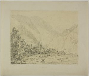 Blick auf das Jura-Gebirge von Unknown artist