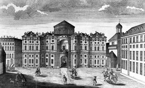 Ansicht des Palazzo Carignano (Palazzo Carignan) in Turin von Unknown artist