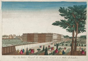 Ansicht des Königspalastes von Hampton Court