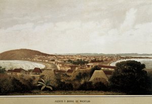 Blick auf die Stadt Mazatlan an der Pazifikküste, Mexiko von Unknown artist