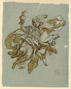 Wandmalerei mit Allegorie der Wachsamkeit