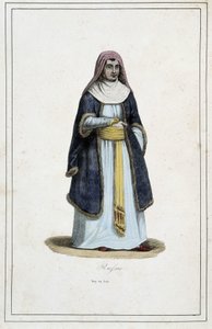 Frau aus Russland - in „Die verschiedenen Völker der Erde“ von Pater Paul Jonhanneaud, Librairie des Bons livres