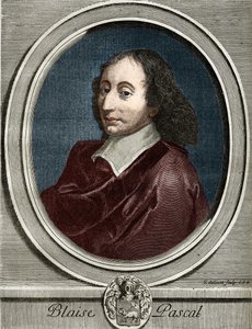 Porträt von Blaise Pascal (1623-1662), französischer Physiker, Mathematiker und Schriftsteller.