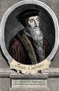 Porträt von Jean Calvin (1509-1564), französischer Religionsreformer und Schriftsteller. von Unknown artist