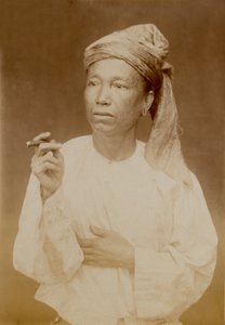 Ein burmesischer Mann, ca. 1885