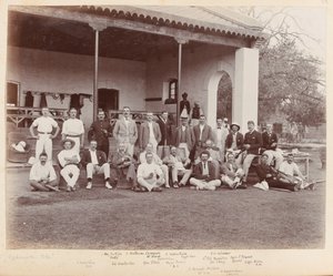 Ein Cricketspiel, Peshawar von Unknown photographer