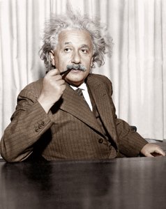 Albert Einstein in Princeton, USA von Unknown photographer