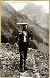 Armailli de la Gruyère - Postkarte, Ende des 19. Jahrhunderts von Unknown photographer