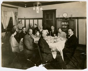 Arthur Schomburg und William Edouard Scott mit anderen