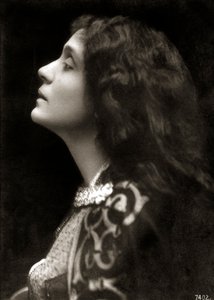 Eleonora Duse - Porträtprofil von Unknown photographer