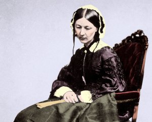 Florence Nightingale (1820-1910) von Unknown photographer