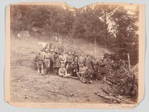 General McQueen und Stab, Black Mountain Expedition