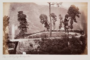 Schleife auf der Darjeeling-Himalaya-Linie, ca. 1885
