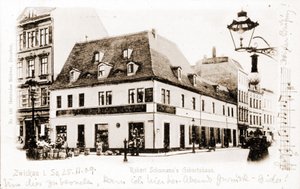 Haus von Robert Schumann in Zwickau, Deutschland von Unknown photographer