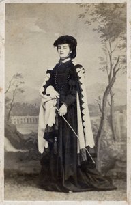 Maria Sophie von Bayern - 1861 - Porträt von Marie-Sophie Amelie, Herzogin in Bayern und Königin der beiden Sizilien (1841-1925) von Unknown photographer